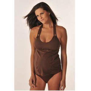 NWT Maternity Swimsuit L 2pc Tankini NWT Prego
